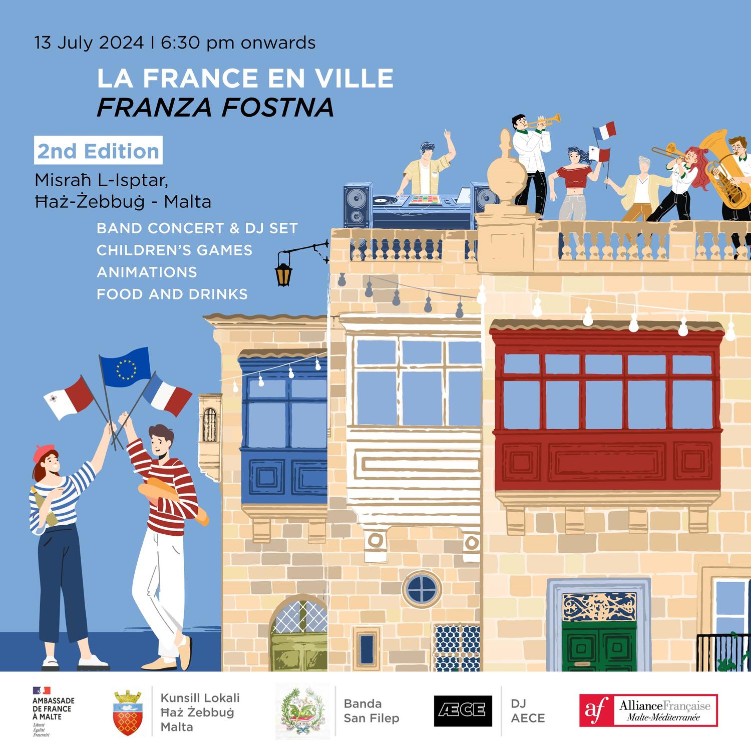 Fête Franco-Maltaise à Haz Zebbug