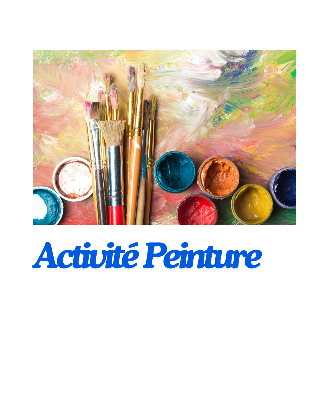 Activité Peinture 03/04/2025